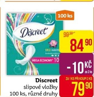 Vložky dámské slipové Discreet