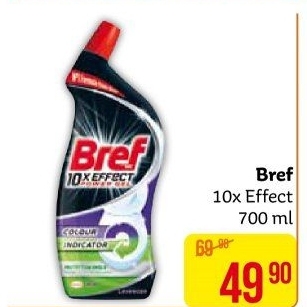 Čistič WC gelový Effect Bref