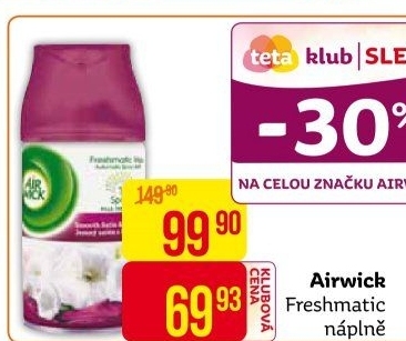 Osvěžovač vzduchu Freshmatic Air Wick - náplň