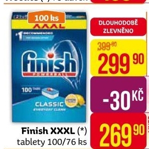Tablety do myčky Finish