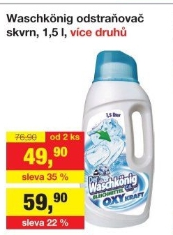 Odstraňovač skvrn tekutý Waschkönig
