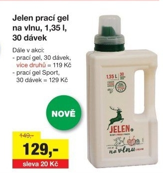 Prací gel Jelen