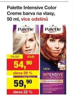 Barva na vlasy Intensive Color Creme Palette Schwarzkopf