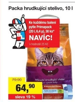 Stelivo pro kočky Packa Balanim