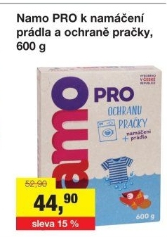 Prací prášek Namo Pro
