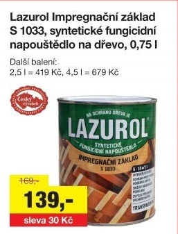 LAZUROL IMPREG. ZÁKLAD