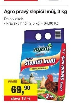 Slepičí hnůj Agro