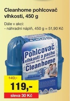 Pohlcovač vlhkosti CleanHome