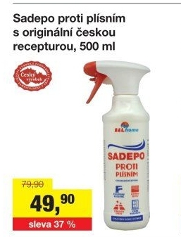 Čistič proti plísním Sadepo Balhome