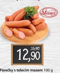Párečky s telecím masem Steinex
