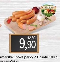 Párky farmářské libové Z Gruntu