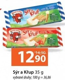 Sýr a křup Veselá kráva