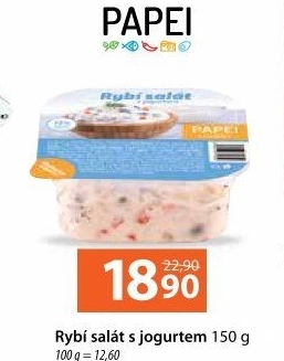 Rybí salát s jogurtem Lahůdky Papei