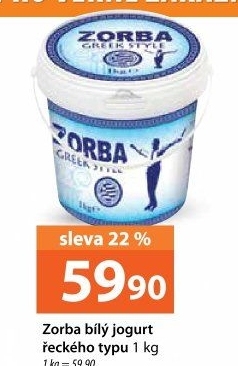 Bílý jogurt řecký Zorba