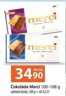Čokoláda Merci