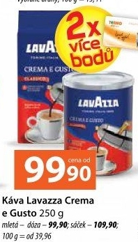 Mletá káva Crema e Gusto Lavazza
