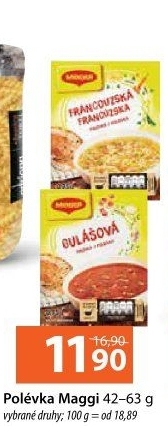 Instantní polévky Maggi