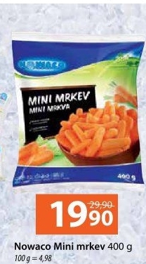 Mrkev mini mražená Nowaco