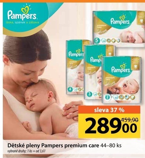 Pleny dětské Pampers Premium Care