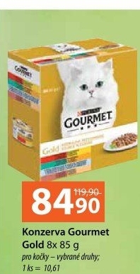 Konzerva pro kočky Gold Gourmet Purina