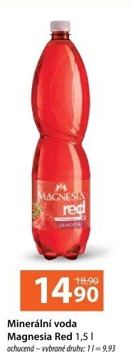 Minerální voda Magnesia Red