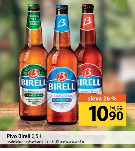 Nealkoholické pivo Birell