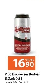 Pivo tmavý ležák B: Dark Budweiser Budvar