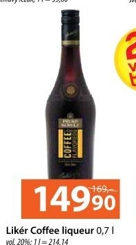 Likér Coffee Fruko Schulz