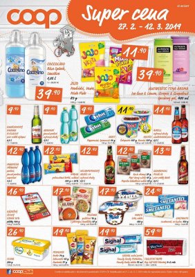 akční leták COOP 27.2.2019-12.3.2019