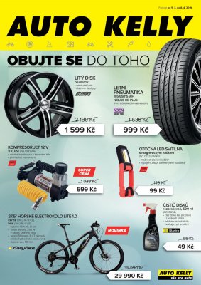 akční leták Auto Kelly 5.3.2019-8.4.2019