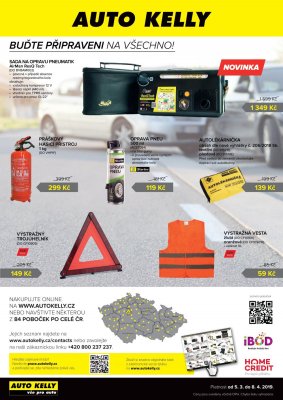 akční leták Auto Kelly 5.3.2019-8.4.2019
