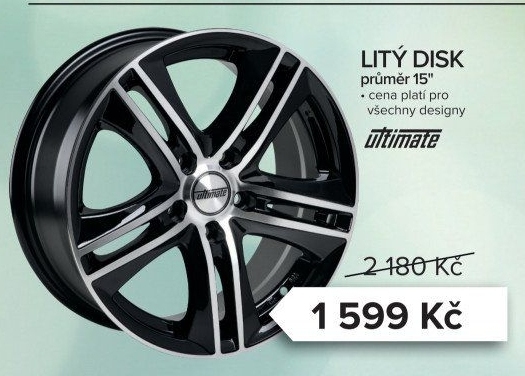 Litý disk ULTIMATE 15&quot