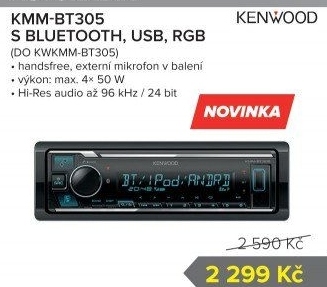 Autorádio Kenwood KMM-BT305