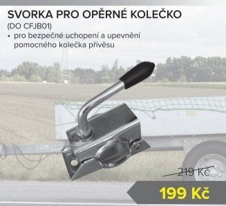 Svorka pro opěrné kolečko CarFace