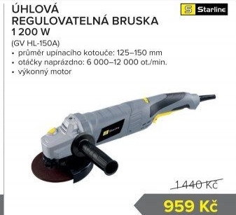 Úhlová bruska Starline