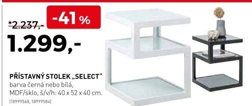 Přístavný stolek Select