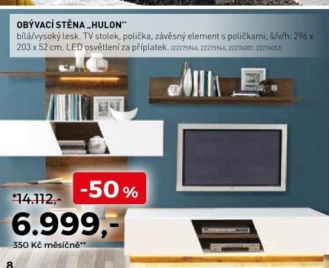 Obývací stěna Hulon