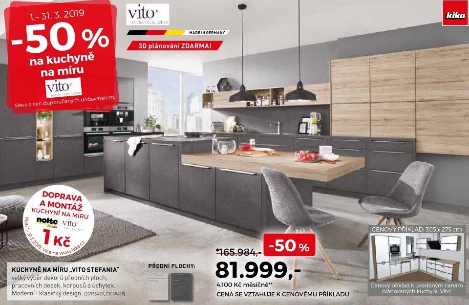 -50% na kuchyně na míru Vito