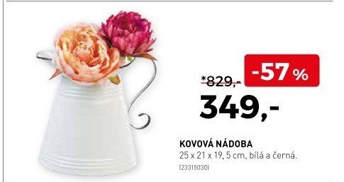 Kovová nádoba