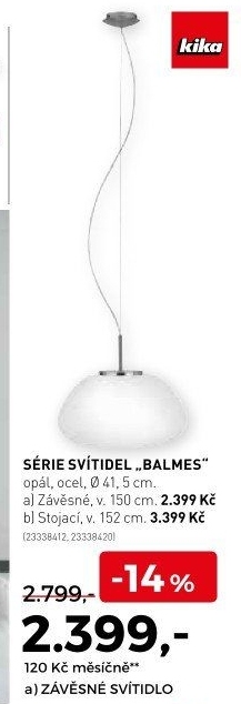 Série svítidel Balmes