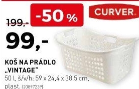 Koš na prádlo Vintage