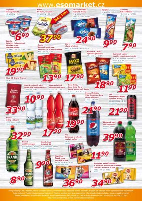 akční leták ESO MARKET 13.3.2019-24.3.2019