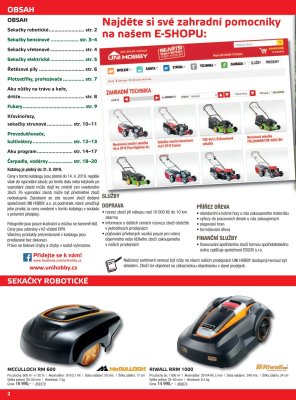 akční leták UNI HOBBY 15.3.2019-31.8.2019
