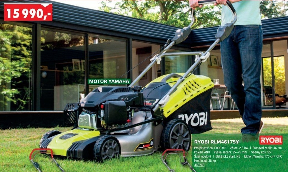 Benzínová sekačka Ryobi RLM46175Y