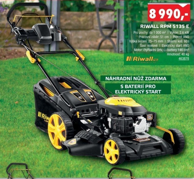 Motorová sekačka Riwall RPM 5135