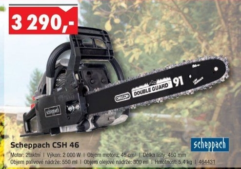 Benzínová řetězová pila CSH46 Scheppach