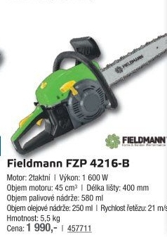 Motorová pila Fieldmann FZP 4216-B