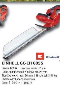 Elektrické nůžky na živý plot Einhell GC-EH 6055