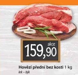 Hovězí přední bez kosti - krk