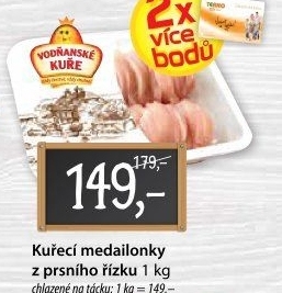 Kuřecí medailonky z prsou Vodňanské kuře